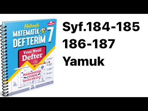 7.SINIF MATEMİTO S.184-185-186-187 YAMUK