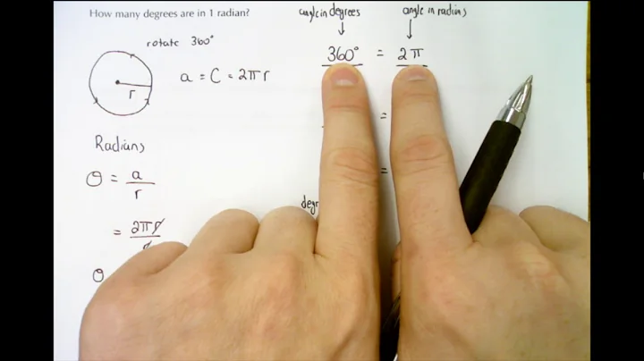 MHF4U1 - 6.1 - Radian Measure