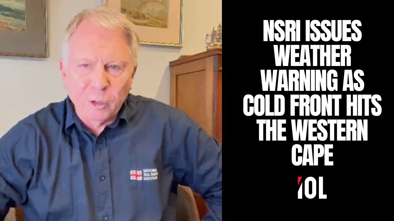 NSRI issues weather warning as cold front hits Western Cape - YouTube