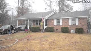 VIDEO: Jackson Fire Department responds to house fire on Chipwood Drive