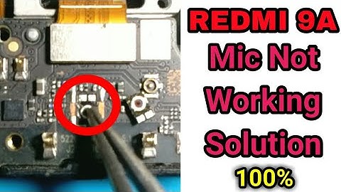 mi redmi 9a mic problem jumper ways|| redmi 9a mic not working jumper ways