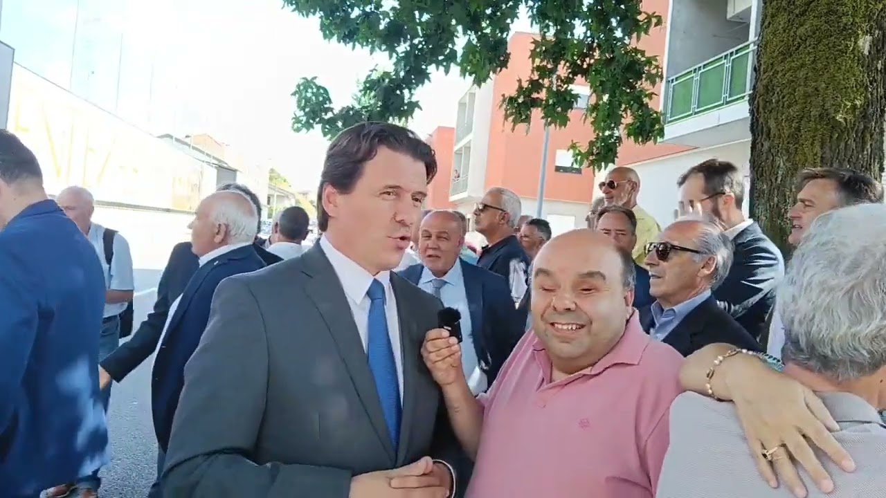 Inauguração do Mural do Centenário do Sport Clube Maria da Fonte, no Estádio dos Moinhos Novos