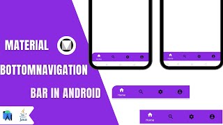 Material Bottomnavigation bar in Android||Customize Material Bottomnavigation bar||Tutorial-2020 screenshot 4