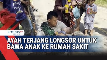 Kisah Heroik Ayah di Aceh Tengah: Gendong Bayi Melintasi Longsor