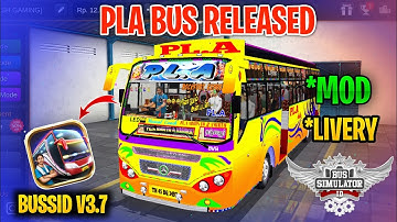 New PLA Bus Mod Tamil | Bus Simulator Indonesia | PLA Bus Mod In Bussid | #plabus #mod