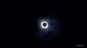 Rare Total Solar Eclipse Totality in Dallas, Texas