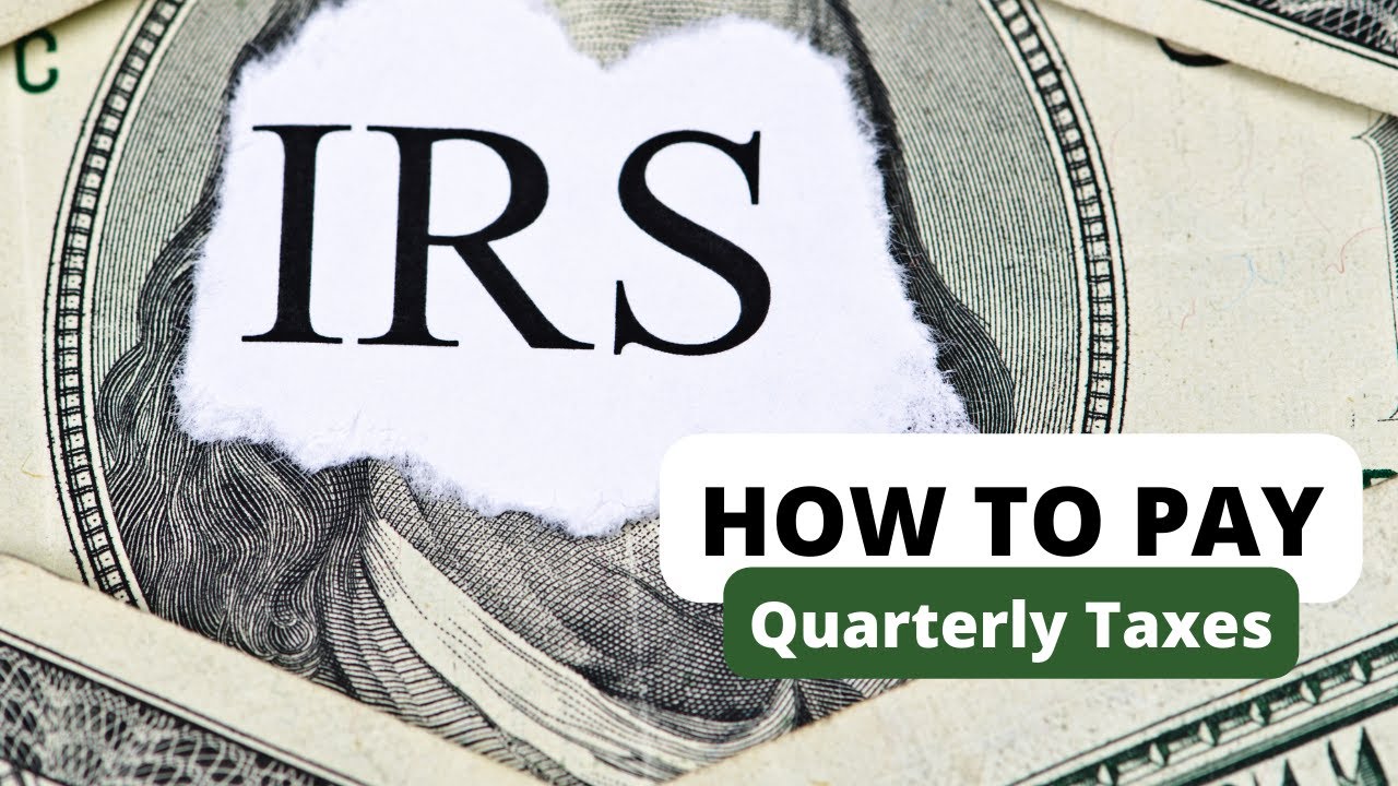 How to Pay Quarterly Tax YouTube