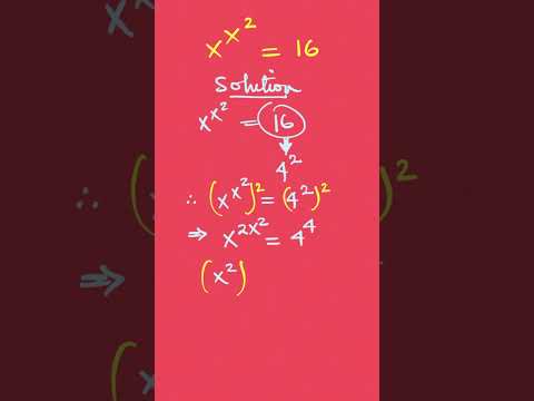 Exponential equation Olympiad
