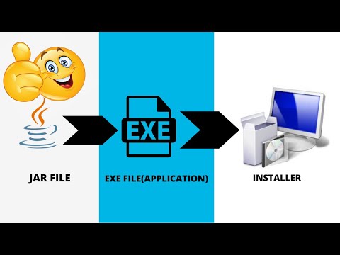 How to convert Jar file into Exe and then create an installer to it including database || Explained