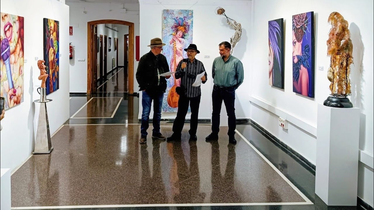 INAUGURACIÓN DE LA EXPOSICIÓN, ARTE Y DISEÑO. Sala Lorenzo Vaquero, Getafe.