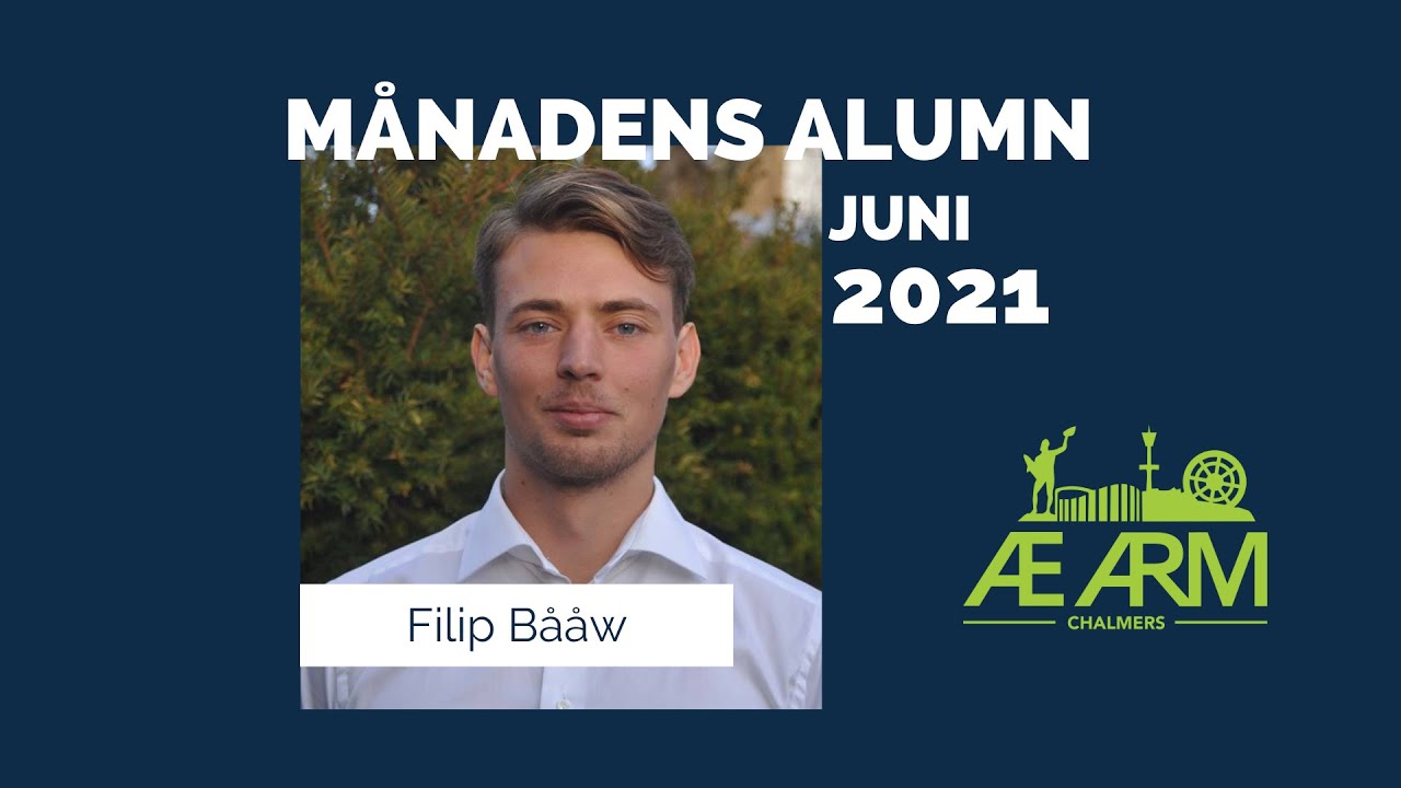 Månadens Alumn Juni 2021 - Filip Bååw