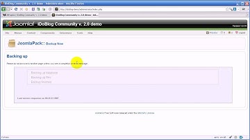Backuping site with JoomlaPack