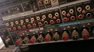 setup marantz sr7010 nr1606 zone2, 3, projector, wires and preview to more videos