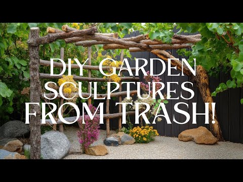 Yard Art From Junk