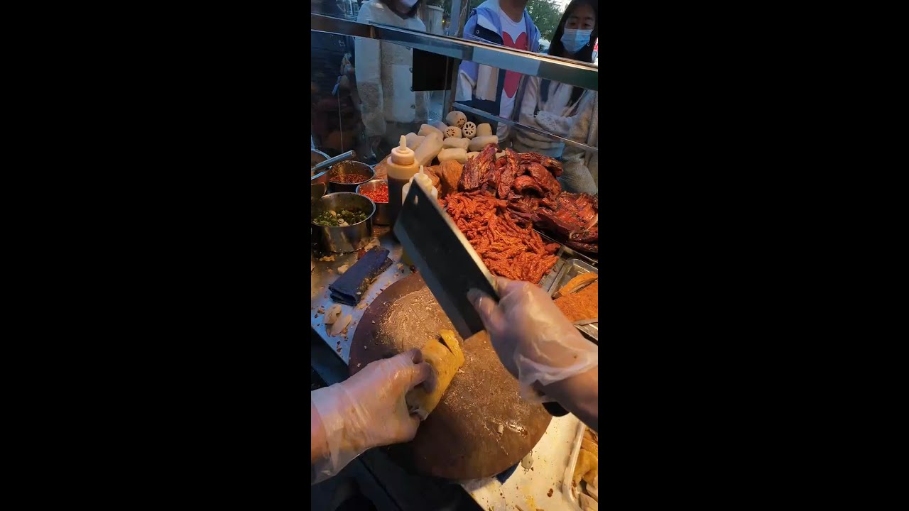 🔴 LIVE: Cantonese Roast Meat Cutting | China Street Food POV in Action