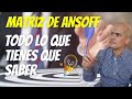 ¿QUÉ es la MATRIZ DE ANSOFF? con EJEMPLOS! 🤯🚀