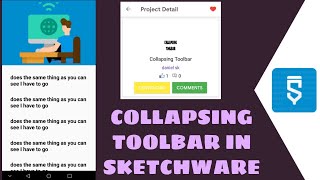 Collapsing Toolbar in Sketchware