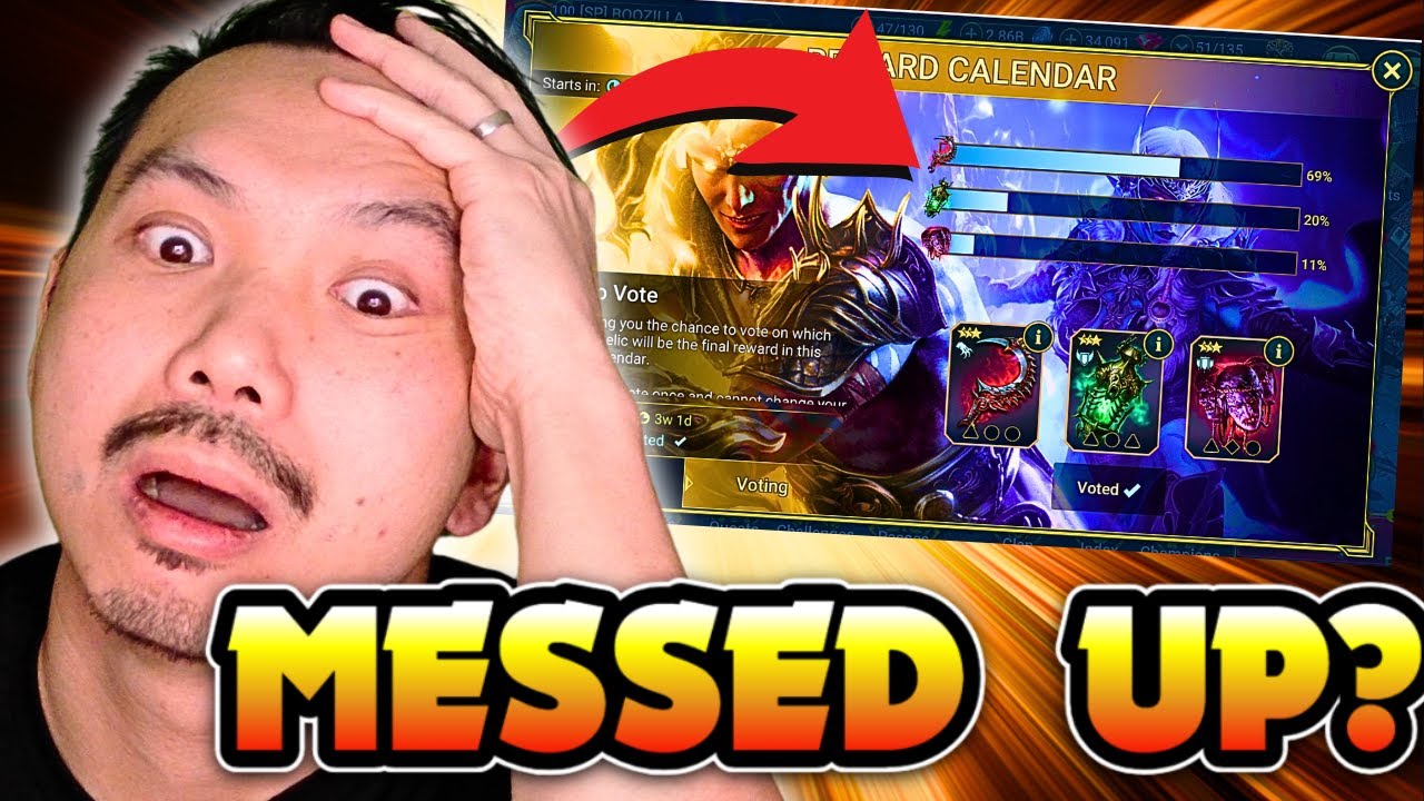 MONTH OF FREE REWARDS! CHOOSE WISELY-  HERES WHY I VOTED THIS RELIC... | RAID: SHADOW LEGENDS