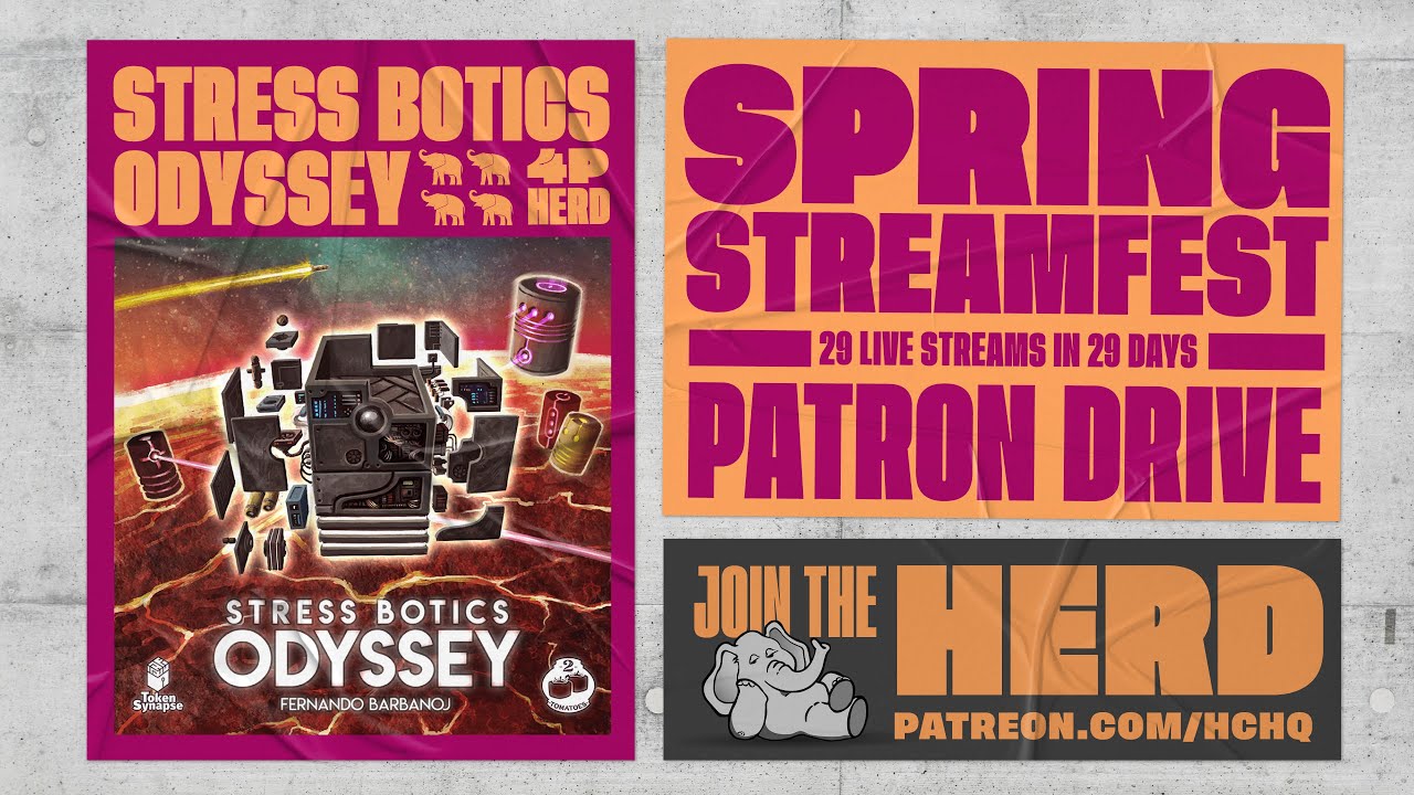 Stress Botics: Odyssey - 3p Teaching & Play-through by Heavy Cardboard