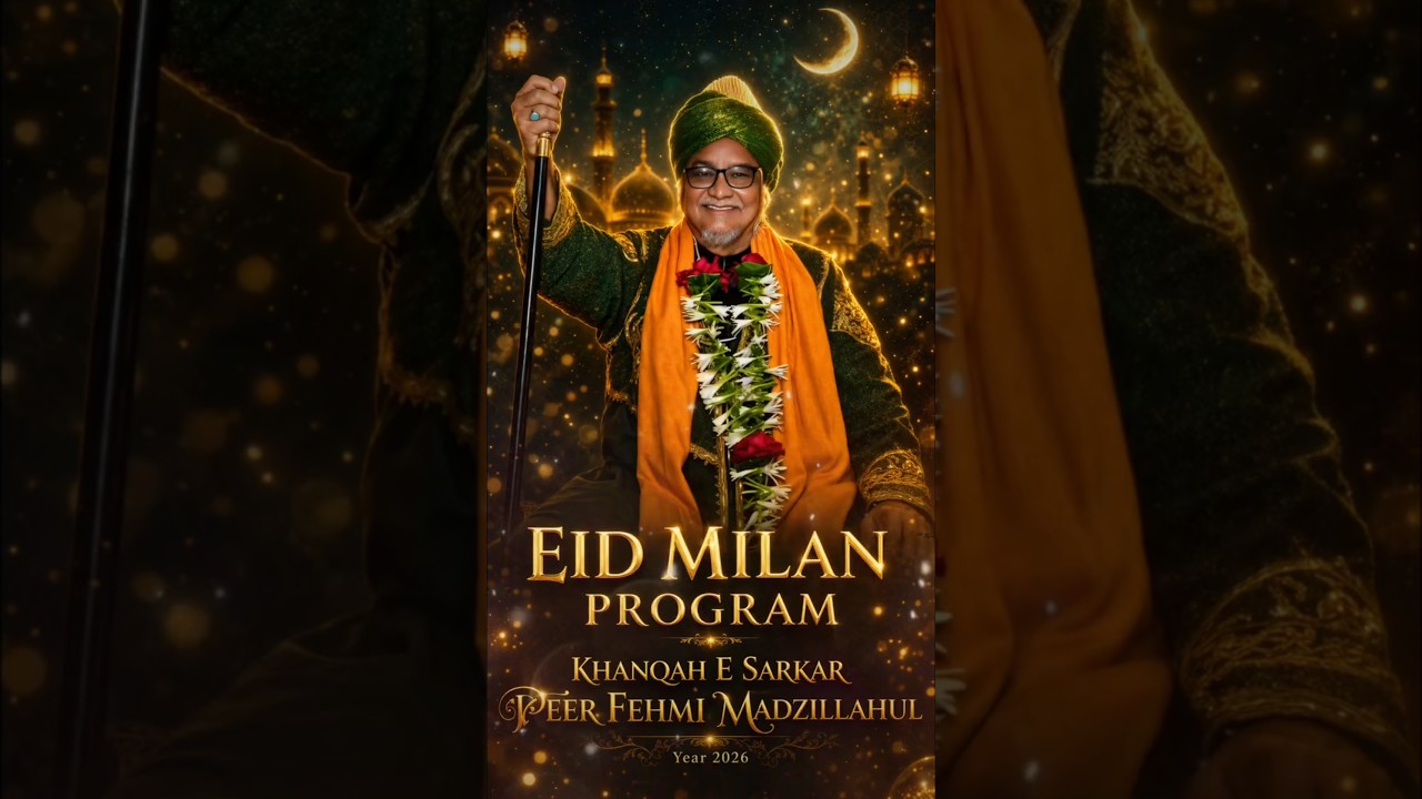 EID MILAN PROGRAM YEAR 2026 AT KHANQAH E SARKAR PEER FEHMI MADZILLAHUL AALI.