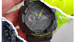 Настройка времени Casio G-Shock GA-110 (GA-100) Setting the time