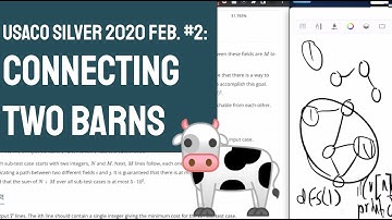 USACO Silver - Connecting Two Barns (DFS + Binary Search)