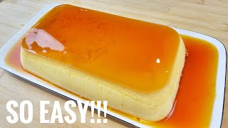 3 Ingredients Custard Pudding/ Flan / Crème Caramel - Easy recipe for beginners