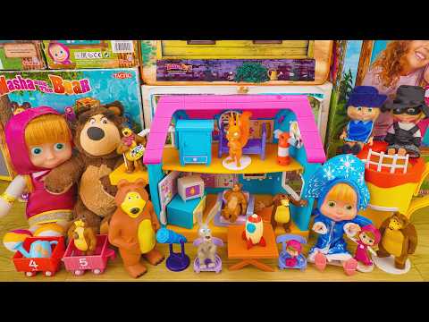 Satisfying Unboxing: Masha and The Bear House & Bear Plush | 94 Minutes ASMR 🐻
