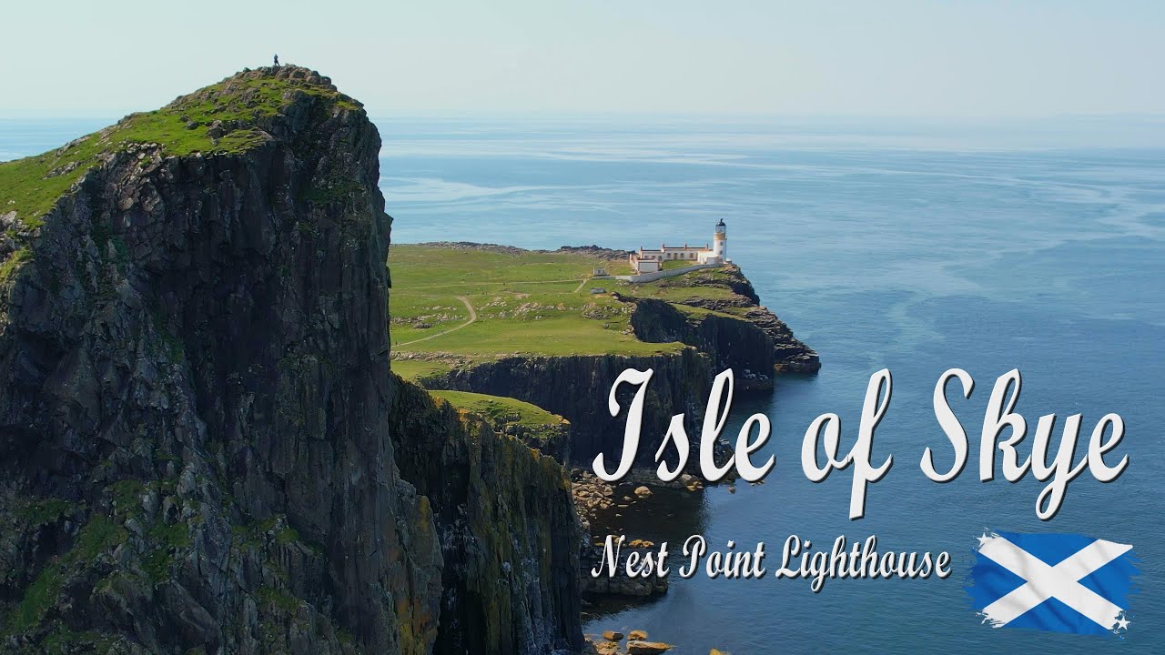 Scotland 3/7: Isle of Skye, Neist Point Lighthouse - drone 4K