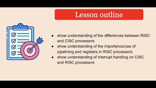 Year 13 Lesson 9 - Computer architectures (CISC/ RISC) and pipelining