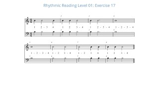 Rhythmic Reading Level One : Exercise 17