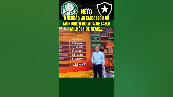 NETO FALA SOBRE A BOLADA DE 146,8 MILHÕES QUE O VERDÃO JA FATUROU NO MUNDIAL ATÉ O MOMENTO#palmeiras