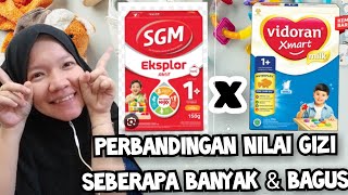 perbandingan nilai gizi susu sgm dan susu vidoran