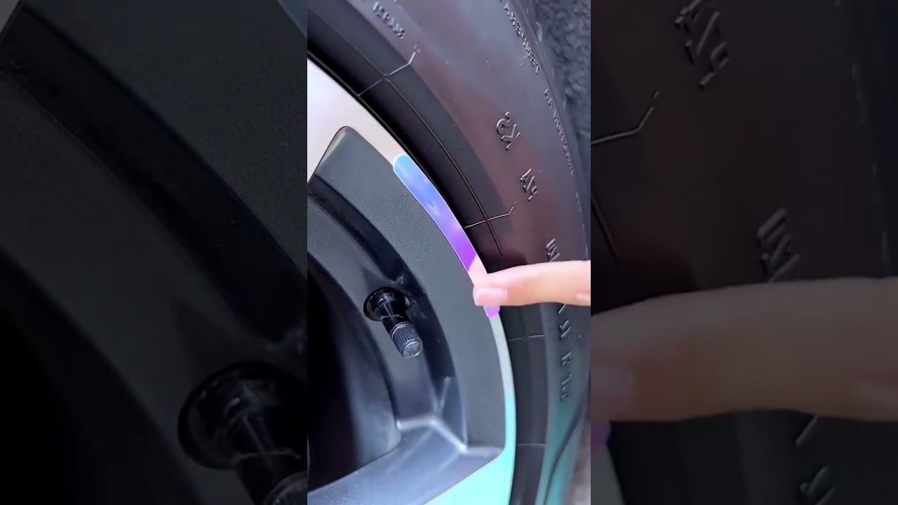 Product Link in Bio✅ Car Wheel Hub Reflective Sticker | 