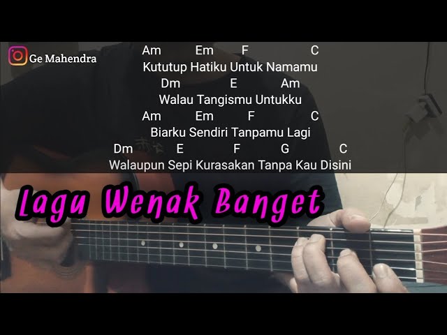 Kunci Gitar SELAMAT TINGGAL - FIVE MINUTES | Chord Gampang Belajar Gitar class=