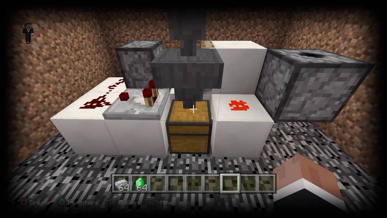 Un distributeur automatique sur minecraft - YouTube