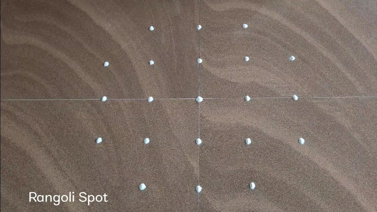 Multiple Dots Rangoli Designs for Festival !
