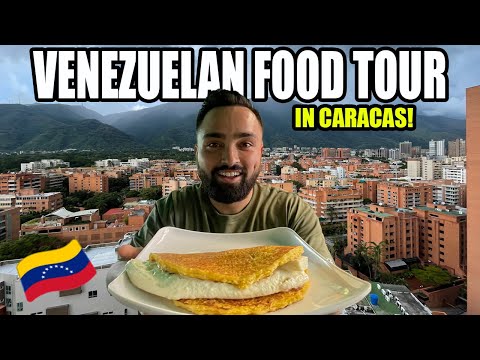 American Tries Venezuelan Food in Caracas! 🇻🇪