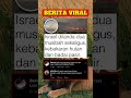 🔴Israel dilanda dua musibah sekaligus, kebakaran hutan dan badai pasir