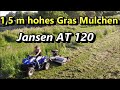 Jansen AT 120 mäht 1,5 m hohes Gras