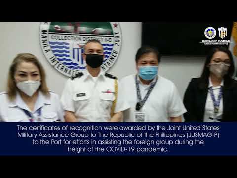 MICP Officials Recognized by JUSMAG-P for Efforts During Pandemic