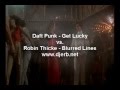 Daft punk robin thicke  pharrell  get blurred dj erb remix
