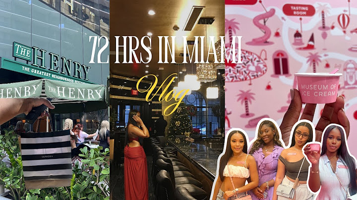 72 Hours In Miami Vlog Girls Trip Edition| Shopping, DJI OSMO POCKET 3, Museum of Icecream