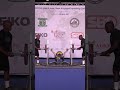 World Junior Record Bench Press Classic with 121.5 kg by Emelie Olin SWE in 57kg class