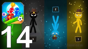 Stickman Party 2 3 4 MiniGames Part 14 Gameplay Walkthrough Android IOS
