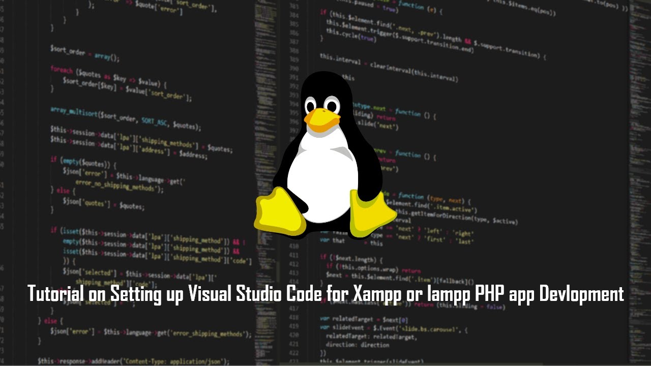 Tutorial on Setting up Visual Studio Code for Xampp or lampp PHP app ...