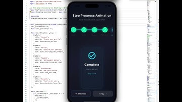 Step Progress Bar Animation in #flutter