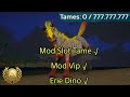 Hướng Dẫn Mod Vip , Slot Tame , Erie Dino Ark Mobile !!!