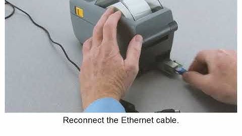 ZD410 - How to Remove the Ethernet Option
