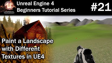 #21 How to Blend Landscape Textures in UE4 | Unreal Engine 4 Landscape Painting & Texturing Tutorial